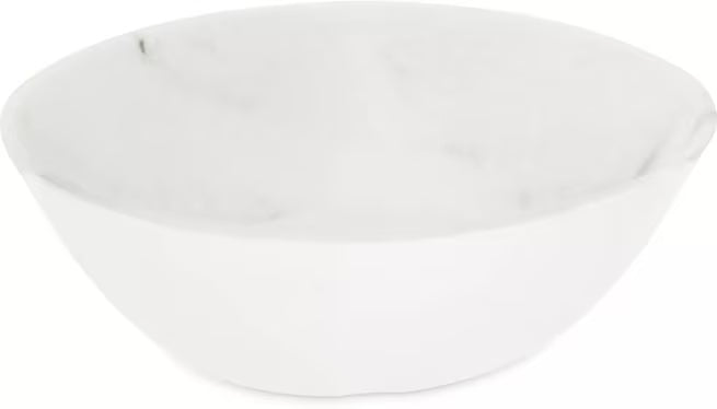 52 oz Marble Ridge Melamine Bowl with a premium matte finish and commercial grade durability. Shatter resistant serving bowl ideal for restaurants, cafes, catering, buffets, and home dining.