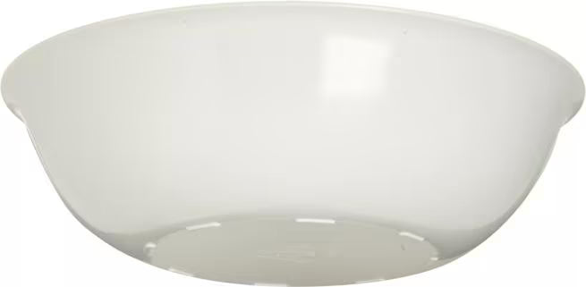 32 oz White Epicure Melamine Soup Salad Broth Bowl with commercial grade durability and European styling. Stain resistant, chip resistant, and temperature insulated for restaurants, cafes, catering, buffets, and home dining.