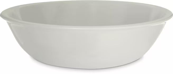 32 oz White Epicure Melamine Soup Salad Broth Bowl with commercial grade durability and European styling. Stain resistant, chip resistant, and temperature insulated for restaurants, cafes, catering, buffets, and home dining.
