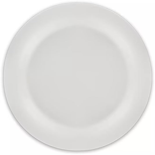 10.5 Inch Bone Sierrus Melamine Narrow Rim Dinner Plate with commercial grade durability, shatter resistant construction, and temperature insulated design. Ideal for restaurants, cafes, hospitals, schools, catering, and home dining.