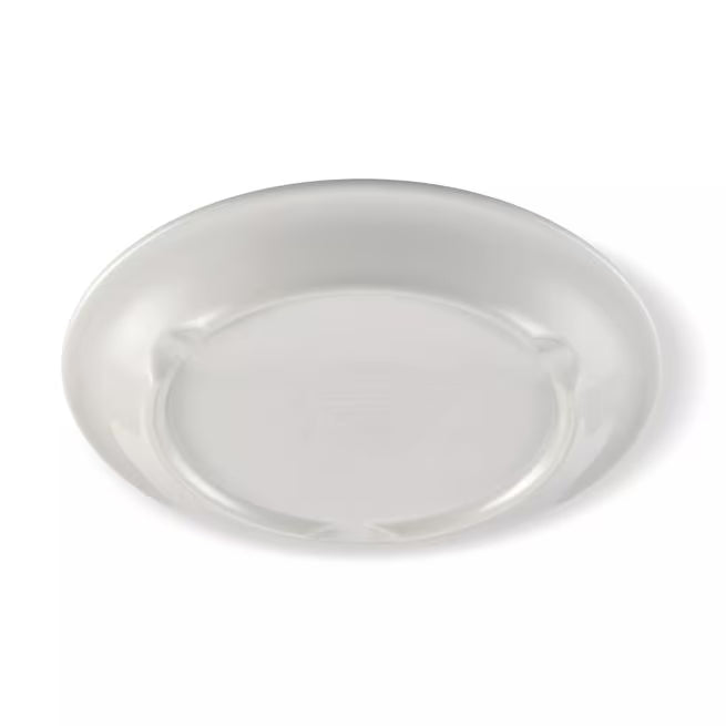 6.5 Inch Bone Sierrus Melamine Narrow Rim Pie Plate with commercial grade durability shatter resistant construction and temperature insulated design. Ideal for restaurants cafes bakeries catering and home dining.