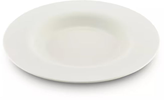 20 oz White Sierrus Melamine Chef Salad Pasta Bowl with commercial grade durability, shatter resistant construction and temperature insulated design. Perfect for salads, pasta, grain bowls and foodservice applications.