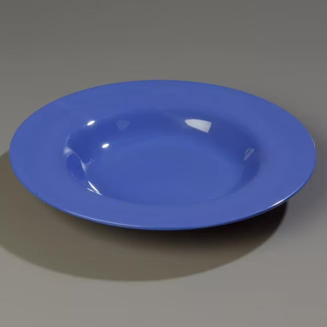 20 oz Ocean Blue Sierrus Melamine Chef Salad Pasta Bowl with commercial grade durability, shatter resistant construction and temperature insulated design. Perfect for salads, pasta, grain bowls and foodservice applications.