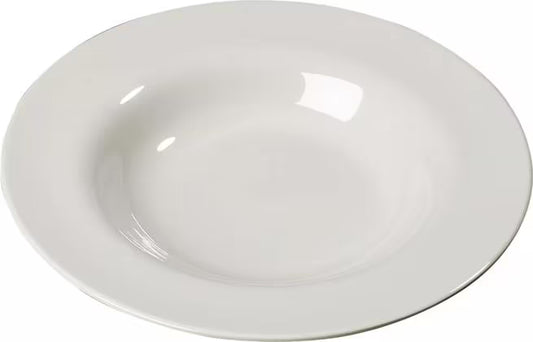 20 oz Bone Sierrus Melamine Chef Salad Pasta Bowl with commercial grade durability, shatter resistant construction and temperature insulated design. Perfect for salads, pasta, grain bowls and foodservice applications.
