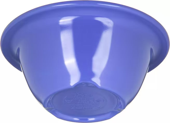 10 oz Ocean Blue Sierrus Melamine Rimmed Nappie Bowl with commercial grade durability, shatter resistant construction and temperature insulated design. Perfect for soups, cereals, salads, desserts and foodservice applications.
