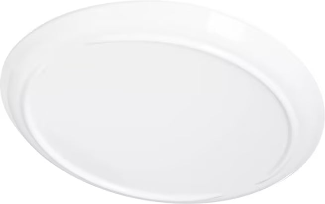 7.25 Inch White Stadia Melamine Bread and Butter Plate with commercial grade break resistant construction and a modern organic shape. Perfect for serving bread, butter, pastries, desserts and side dishes.