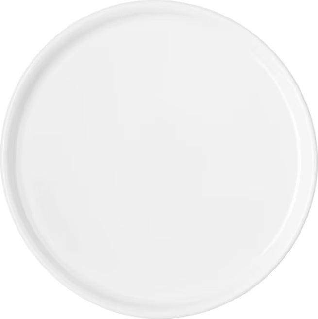 9 Inch White Stadia Melamine Salad Plate with commercial grade break resistant construction and a modern organic shape. Perfect for serving salads, appetizers, desserts, bread and side dishes.
