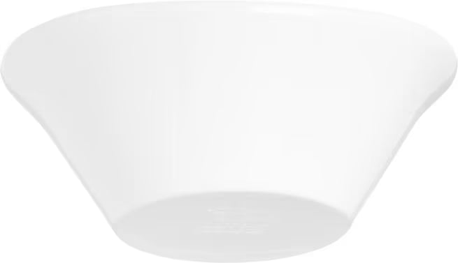 12 oz White Stadia Melamine Bowl with commercial grade break resistant construction and a modern organic shape. Perfect for serving soups, salads, cereals, pasta, grain bowls, desserts and side dishes.