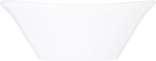 12 oz White Stadia Melamine Bowl with commercial grade break resistant construction and a modern organic shape. Perfect for serving soups, salads, cereals, pasta, grain bowls, desserts and side dishes.