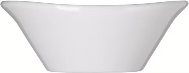32 oz Greige Stadia Melamine Bowl with commercial grade break resistant construction and a modern organic shape. Perfect for serving salads, pasta, grain bowls, noodle dishes, soups and shared side dishes.
