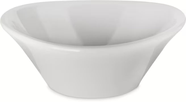 12 oz Greige Stadia Melamine Bowl with commercial grade break resistant construction and a modern organic shape. Perfect for serving soups, salads, cereals, pasta, grain bowls, desserts and side dishes.