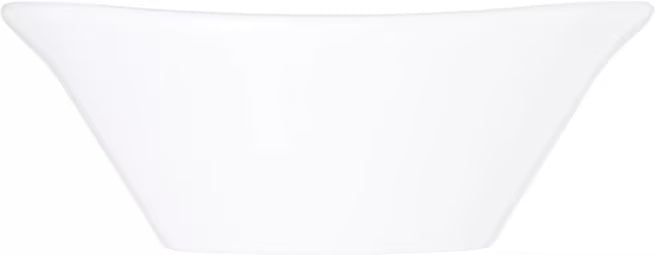 32 oz White Stadia Melamine Bowl with commercial grade break resistant construction and a modern organic shape. Perfect for serving salads, pasta, grain bowls, noodle dishes, soups and shared side dishes.