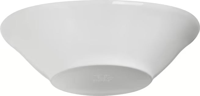 52 oz Greige Stadia Melamine Bowl with commercial grade break resistant construction and a modern organic shape. Perfect for serving large salads, pasta, grain bowls, noodle dishes, shared side dishes and family style servings.