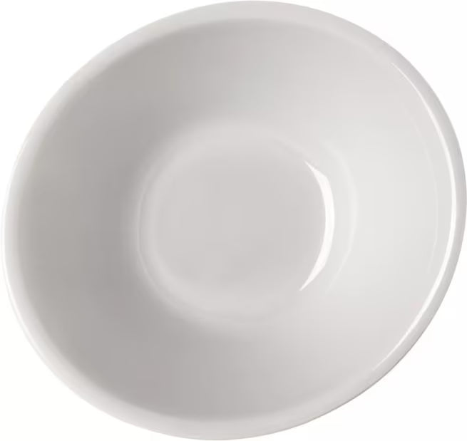 4 oz Greige Stadia Melamine Sauce Cup with commercial grade break resistant construction and a modern organic shape. Perfect for serving dipping sauces, condiments, dressings, salsa, butter and toppings.