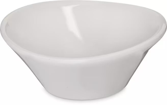 4 oz Greige Stadia Melamine Sauce Cup with commercial grade break resistant construction and a modern organic shape. Perfect for serving dipping sauces, condiments, dressings, salsa, butter and toppings.