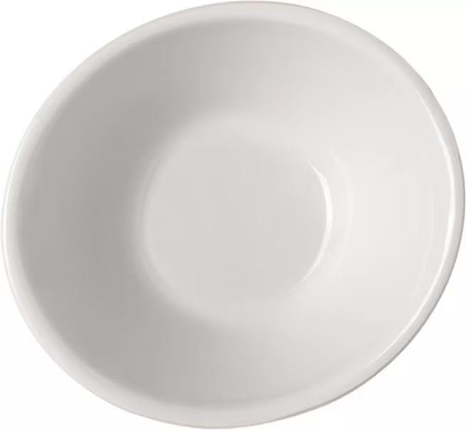 2 oz Greige Stadia Melamine Sauce Cup with commercial grade break resistant construction and a modern organic shape. Perfect for serving dipping sauces, condiments, dressings, salsa, butter, seasonings and tasting portions.