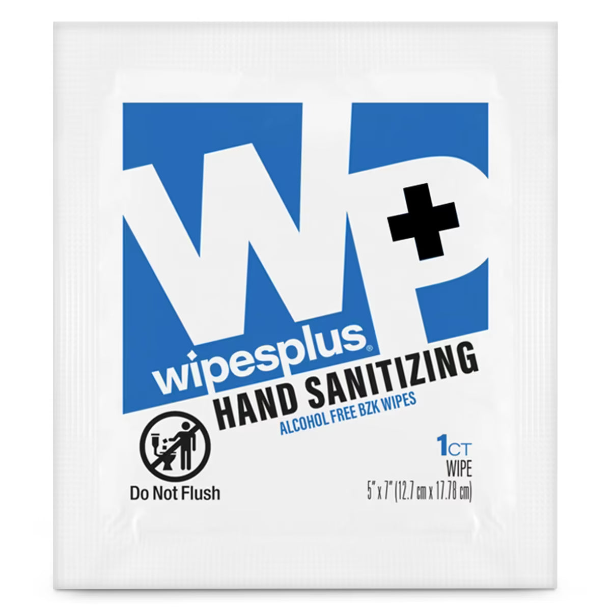 WipesPlus 1,000 Count Hand Sanitizing Wipe Sachets feature an FDA registered benzalkonium chloride formula that kills 99.9% of germs. Enriched with Aloe and Vitamin E to clean, sanitize and moisturize hands in commercial environments.