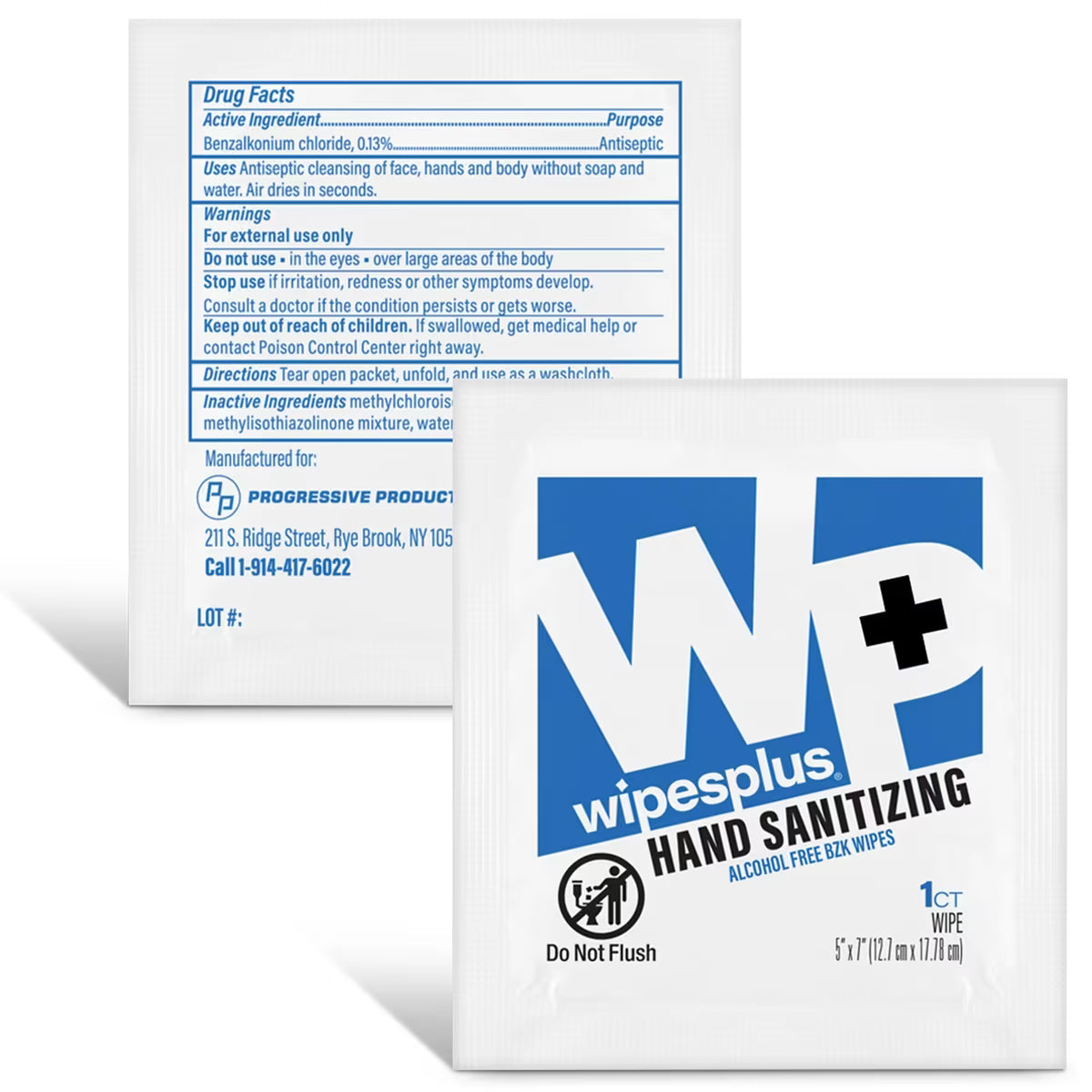 WipesPlus 1,000 Count Hand Sanitizing Wipe Sachets feature an FDA registered benzalkonium chloride formula that kills 99.9% of germs. Enriched with Aloe and Vitamin E to clean, sanitize and moisturize hands in commercial environments.
