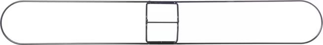 36 x 5 Inch Chrome Mop Frame with heavy gauge welded steel construction and a zinc plated finish to resist rust and corrosion. Compatible with quick-clip handles and commercial dust mop heads.