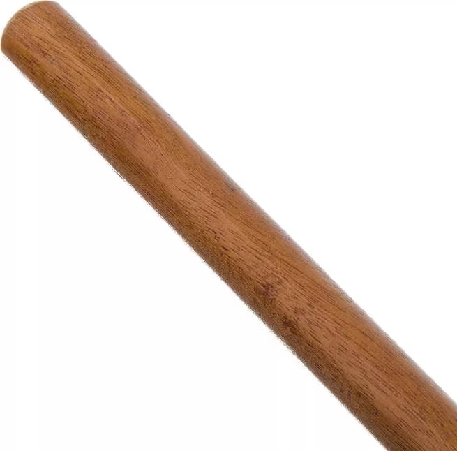 60 Inch Tan Dust Mop Handle with a flexible polyurethane connector, clip-on attachment and 360 degree swivel action. Designed for efficient commercial floor cleaning and compatible with most dust mop frames.