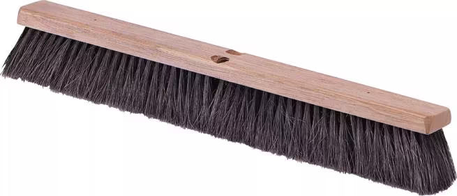 Shop the Flo-Pac 24 Inch Tampico Sweep Brush with heat and chemical resistant Tampico fibers and a durable hardwood block. Ideal for commercial and industrial floor cleaning.