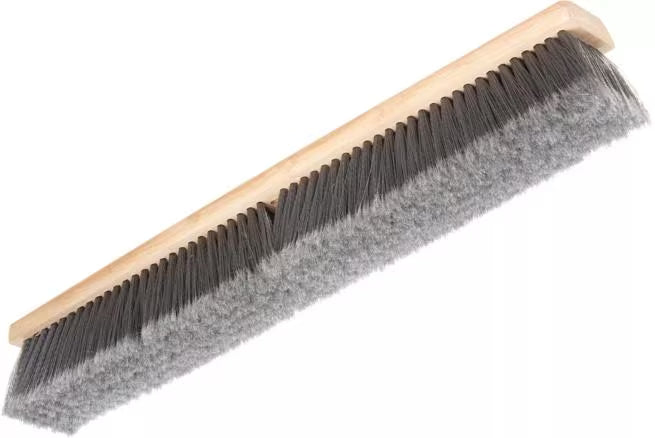 24 Inch Gray Flagged Bristle Hardwood Push Broom Head 4501423 Case Pack 12