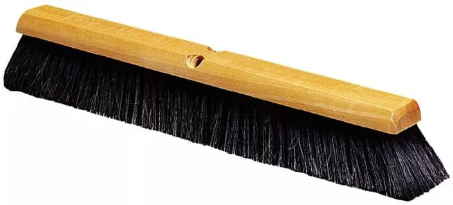 Shop the Flo-Pac 24 Inch Fine Floor Sweep with a horsehair and polypropylene bristle blend and a durable wood block. Ideal for sweeping dust and fine particles on hard, smooth surfaces.