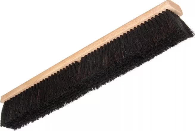 Shop the Flo-Pac 24 Inch Fine Floor Sweep with a horsehair and polypropylene bristle blend and a durable wood block. Ideal for sweeping dust and fine particles on hard, smooth surfaces.