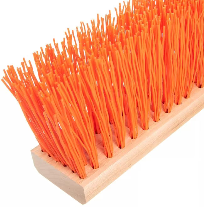 Shop the Flo-Pac 16 Inch Heavy Polypropylene Sweep with durable crimped polypropylene bristles and a hardwood block. Ideal for street crews, construction sites and heavy-duty industrial cleaning.