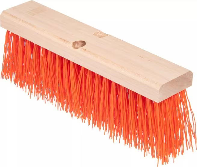 Shop the Flo-Pac 16 Inch Heavy Polypropylene Sweep with durable crimped polypropylene bristles and a hardwood block. Ideal for street crews, construction sites and heavy-duty industrial cleaning.