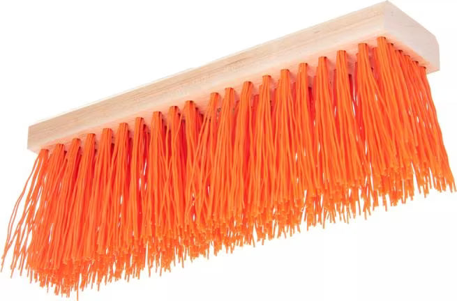 Shop the Flo-Pac 16 Inch Heavy Polypropylene Sweep with durable crimped polypropylene bristles and a hardwood block. Ideal for street crews, construction sites and heavy-duty industrial cleaning.