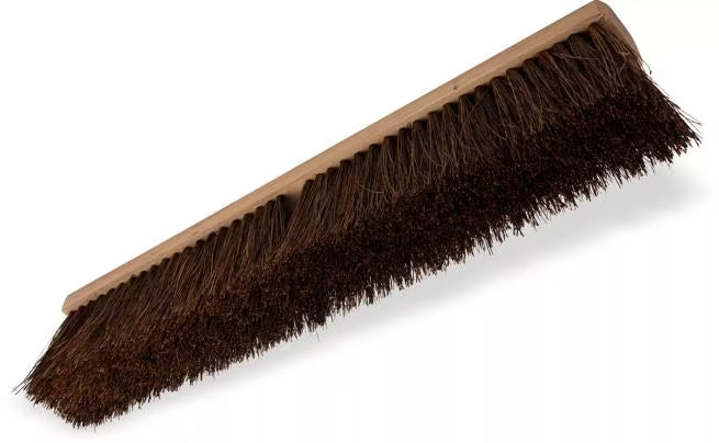 Shop the Flo-Pac 24 Inch Palmyra Heavy Floor Garage Sweep with natural Palmyra bristles, heat and chemical-resistant Tampico fibers and a durable hardwood block. Ideal for garages, warehouses and heavy-duty industrial cleaning.