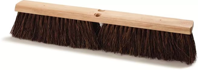 Shop the Flo-Pac 36 Inch Palmyra Garage Brush with natural Palmyra bristles, heat and chemical-resistant Tampico fibers and a durable hardwood block. Ideal for garages, warehouses, construction sites and heavy-duty industrial cleaning.