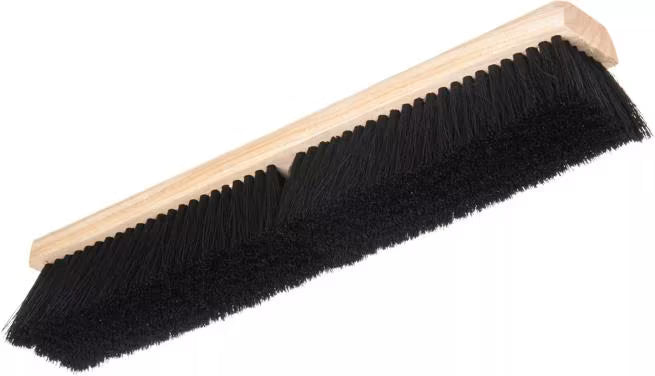 Shop the Flo-Pac 18 Inch Black Tampico Floor Sweep with natural Tampico bristles and a durable hardwood block. Heat and chemical resistant for heavy-duty commercial and industrial floor cleaning.