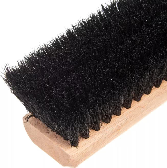 Shop the Flo-Pac 36 Inch Black Tampico Floor Sweep with natural Tampico bristles and a durable hardwood block. Heat and chemical resistant for heavy-duty commercial and industrial floor cleaning.