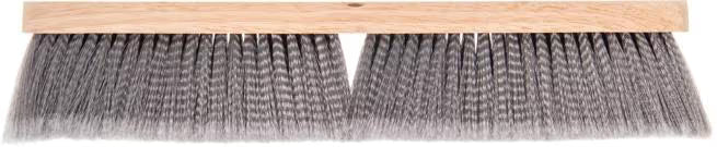 Shop the Flo-Pac 18 Inch Gray Flagged Floor Sweep with a durable hardwood block and long-wearing flagged bristles. Ideal for commercial, industrial and construction site cleaning.