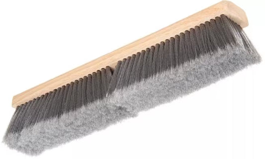 Shop the Flo-Pac 18 Inch Gray Flagged Floor Sweep with a durable hardwood block and long-wearing flagged bristles. Ideal for commercial, industrial and construction site cleaning.