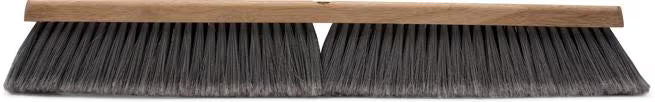 Shop the Flo-Pac 24 Inch Gray Flagged Floor Sweep with soft flagged filaments for sweeping dust and fine particles on smooth surfaces. Ideal for commercial and industrial floor cleaning.