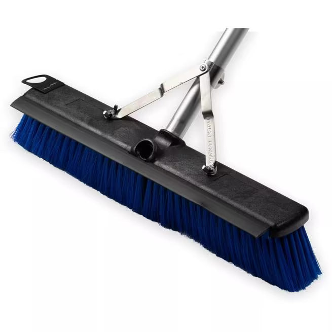 Shop the Flo-Pac Sweep Complete™ 18 Inch Floor Sweep with integrated squeegee, dual-fill bristles and a 60 inch aluminum handle. Ideal for wet and dry commercial cleaning applications.