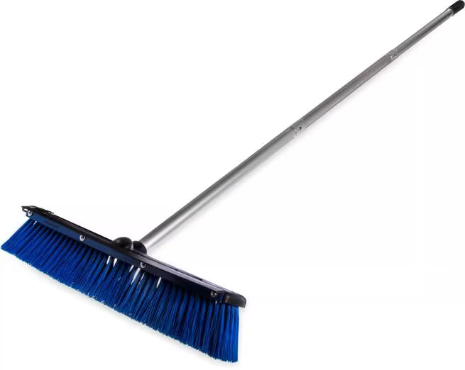 Shop the Flo-Pac Sweep Complete™ 18 Inch Floor Sweep with integrated squeegee, dual-fill bristles and a 60 inch aluminum handle. Ideal for wet and dry commercial cleaning applications.