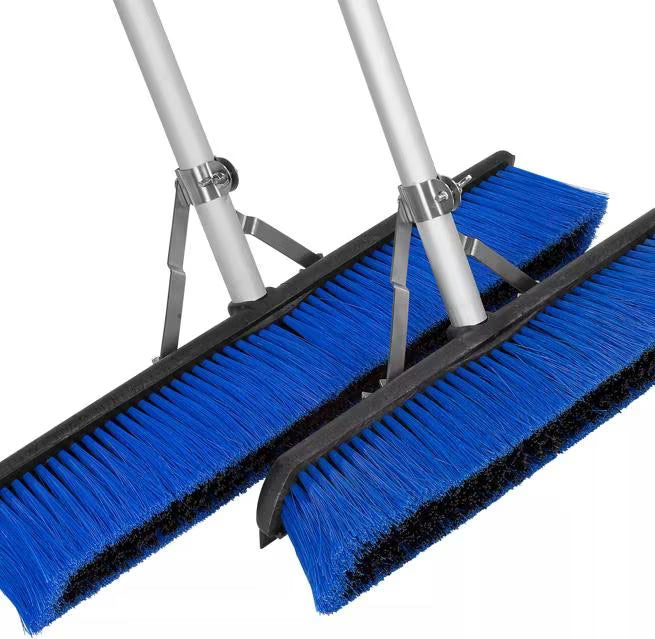 Shop the Sweep Complete 24 Inch Floor Sweep with integrated squeegee, dual-fill bristles, non-absorbent construction and a 60 inch aluminum handle. Ideal for wet and dry commercial cleaning applications.