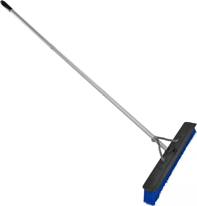 Shop the Sweep Complete 24 Inch Floor Sweep with integrated squeegee, dual-fill bristles, non-absorbent construction and a 60 inch aluminum handle. Ideal for wet and dry commercial cleaning applications.