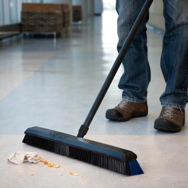 Shop the Sparta Omni Sweep Broom Head 24 Inch with angled synthetic bristles and a hygienic plastic block. Designed to sweep heavy debris, dust and fine particles on all floor surfaces. Handles sold separately.