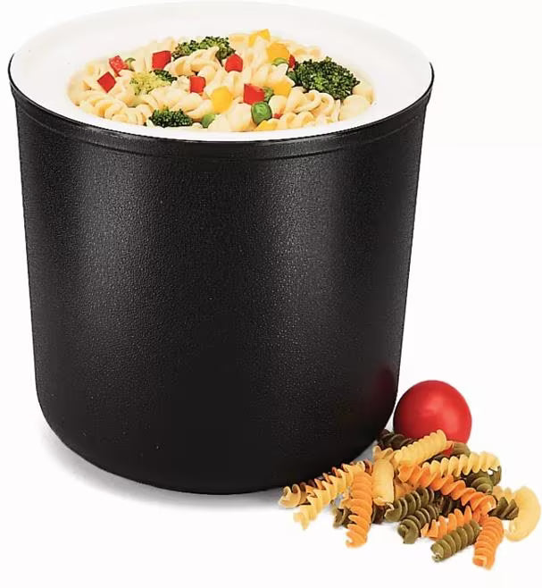 Shop the Coldmaster 2 Quart Black Cold Crock & Coaster with non-toxic gel-filled insulation that keeps food cold for up to 8 hours. Ideal for condiments, sauces, toppings and side dishes in commercial foodservice.