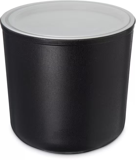 Shop the Coldmaster 2 Quart Black Cold Crock & Coaster with non-toxic gel-filled insulation that keeps food cold for up to 8 hours. Ideal for condiments, sauces, toppings and side dishes in commercial foodservice.