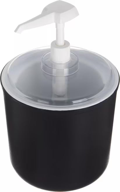 Shop the Coldmaster Clear Cold Crock Pump Lid with a shatter-resistant acrylic design and portion-control pump nozzle. Ideal for dispensing condiments while maintaining optimal cold temperatures in commercial foodservice.