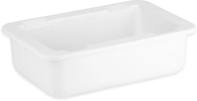 Keep cold foods safely chilled with the CM104202 6 Inch Deep Full Size White Coldmaster Coldpan. This 20 quart insulated cold pan maintains food at or below 40°F for up to 8 hours and is ideal for restaurants, buffets, catering, and commercial kitchens.