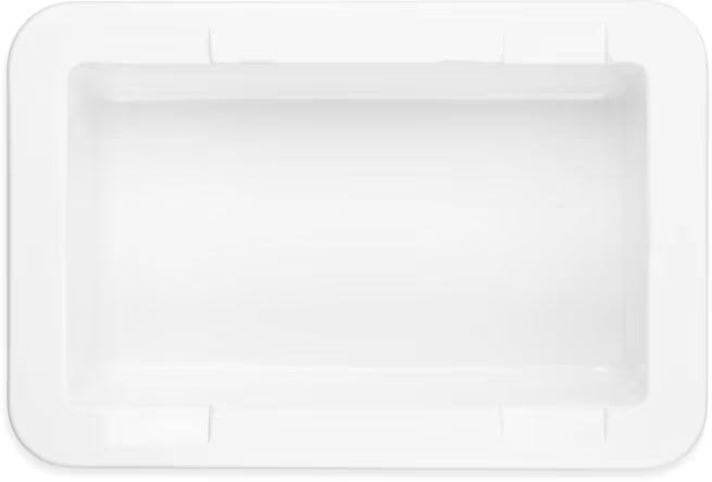 Keep cold foods safely chilled with the CM104202 6 Inch Deep Full Size White Coldmaster Coldpan. This 20 quart insulated cold pan maintains food at or below 40°F for up to 8 hours and is ideal for restaurants, buffets, catering, and commercial kitchens.