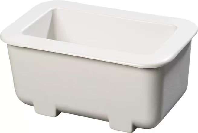 Shop the Coldmaster 6 Inch Deep Third-Size 7.25 Quart White Coldpan with refrigerant gel technology that keeps food at or below 40°F for up to 8 hours. Ideal for buffets, catering and commercial foodservice.