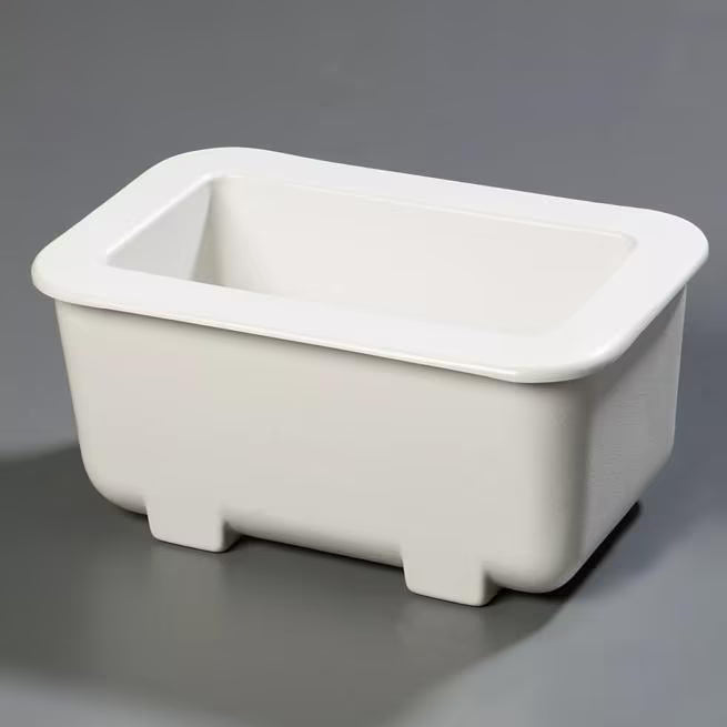 Shop the Coldmaster 6 Inch Deep Third-Size 7.25 Quart White Coldpan with refrigerant gel technology that keeps food at or below 40°F for up to 8 hours. Ideal for buffets, catering and commercial foodservice.